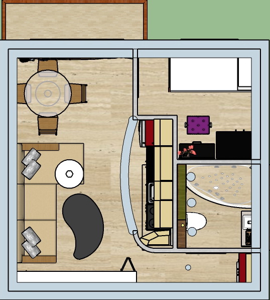 ორ ოთახად